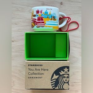 Starbucks you are here collection - Malta mini mug ornament 2oz